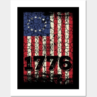 1776 Classic Flag , the original Flag shirt,retro vintage Posters and Art